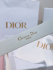 DIOR 26S BELT 20 MM IN WHITE CALFSKIN 635755