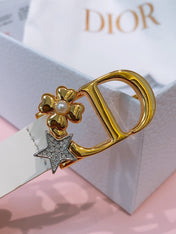 DIOR 26S BELT 20 MM IN CREAM WHITE CALFSKIN 635756