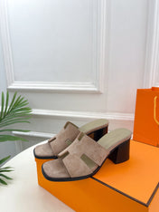 HELIA 60 SANDAL LIGHT BROWN SUEDE
