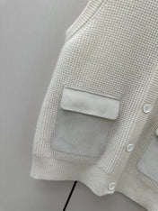 LORO PIANA 26S HIGH-NECK BUTTONED KNIT VEST 911