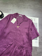 VALENTINO 26S TOP AND SHORTS SET STYLE 96