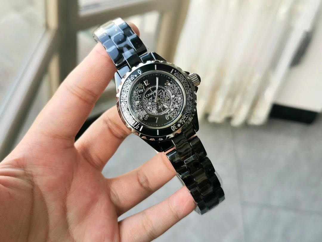 J12 Quartz 20Th Anniversary Black Ceramic - 1 piece