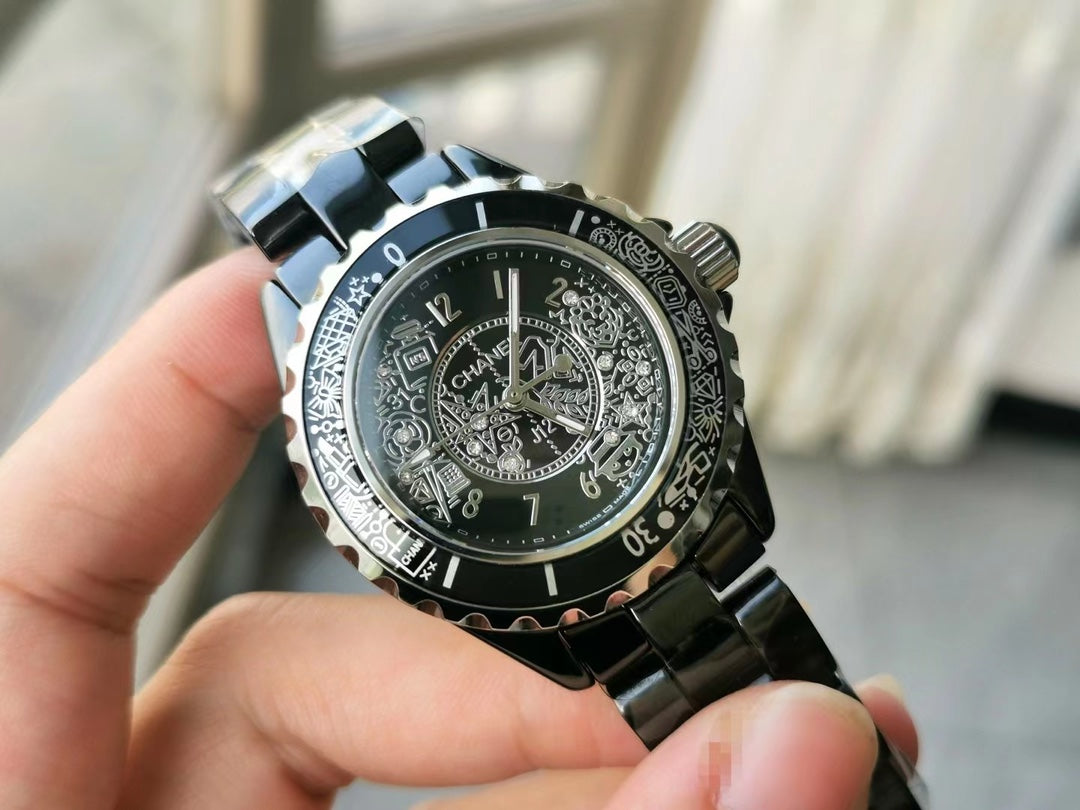 J12 Quartz 20Th Anniversary Black Ceramic - 1 piece