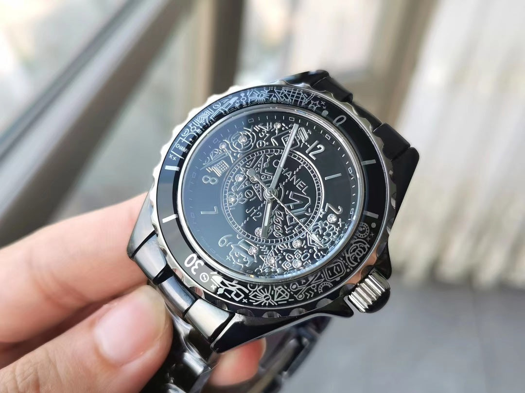 J12 Quartz 20Th Anniversary Black Ceramic - 1 piece