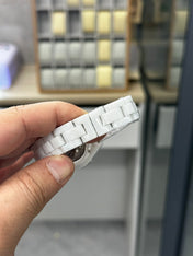 J12 33MM DIAMOND BEZEN WHITE CERAMIC STEEL