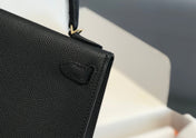 HM KELLY MINI 20 BLACK EPSOM GOLD HARDWARE