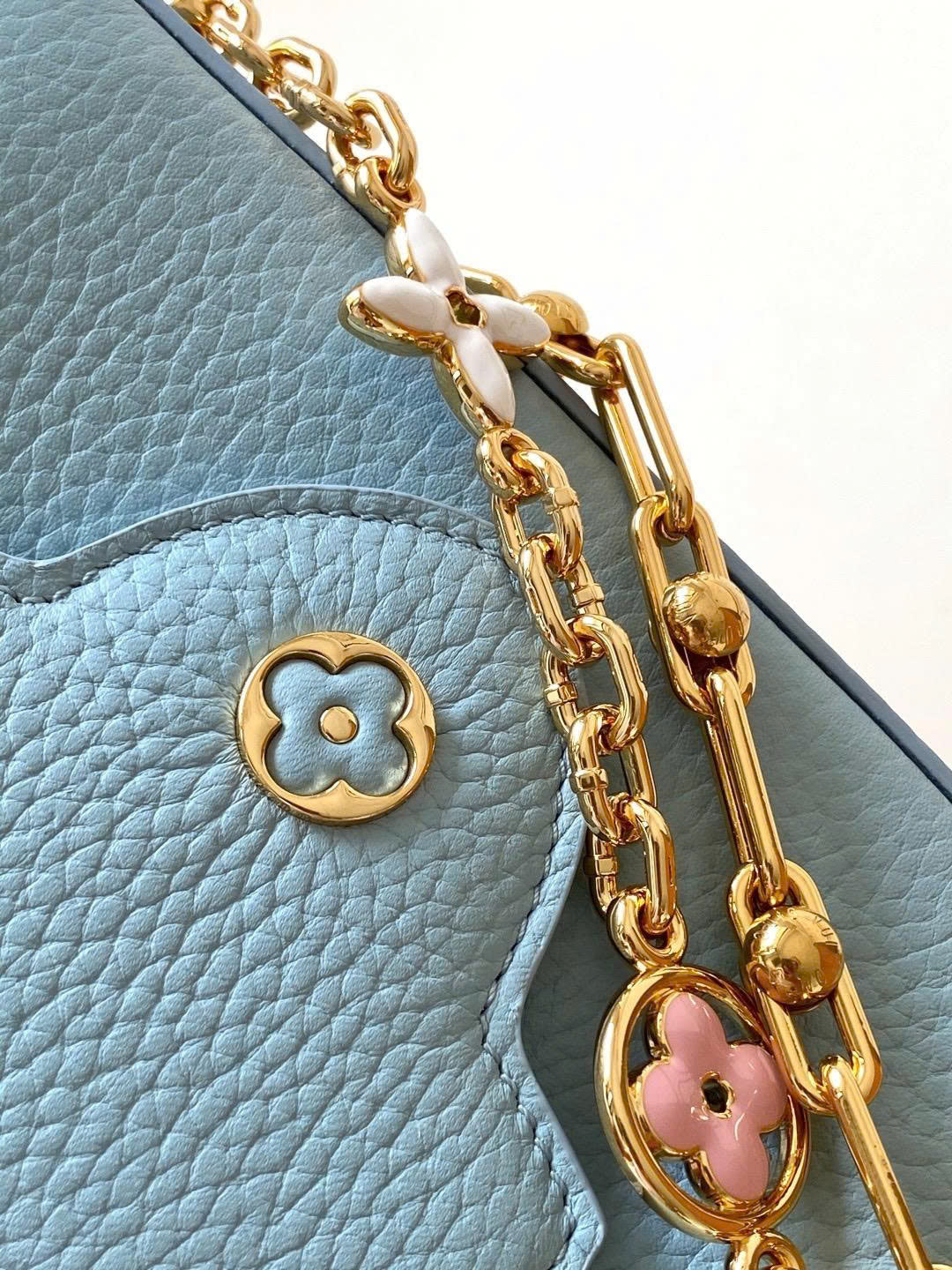 CAPUCINES MINI 21 TAURILLON GOLD  HARDWARE