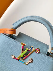 CAPUCINES MINI 21 TAURILLON GOLD  HARDWARE